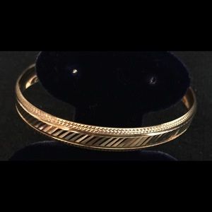Gold Bangle Bracelet